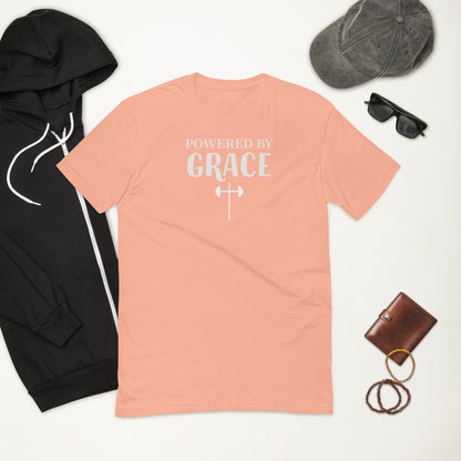 Fitted T-shirt - Powered By Grace