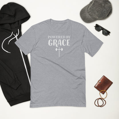 Fitted T-shirt - Powered By Grace